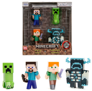 Figurki dla dzieci - Jada Minecraft 4-pak figurek metalowych - miniaturka - grafika 1