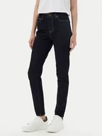 Spodnie damskie - Guess Jeans Jeansy W4BA92 D5CB4 Granatowy Slim Fit - miniaturka - grafika 1