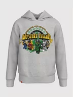 Odzież sportowa dziecięca - LEGO Wear Bluza 12010589 Szary Regular Fit - miniaturka - grafika 1