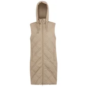 Kurtki i kamizelki sportowe damskie - Kamizelka damska Regatta Rurietta Longer Length Rozmiar: M / Kolor: beżowy - miniaturka - grafika 1