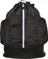 Plecaki - Urban Classics Unisex Light Weight Hiking Backpack plecak, czarny/biały, jeden rozmiar - miniaturka - grafika 1