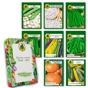 Nasiona i cebule - Nasiona warzyw DYNIA BÓB Fasola Groch ZESTAW - miniaturka - grafika 1