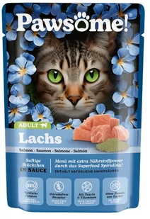 Pawsome Adult Lachs - łosoś saszetka 85g - Mokra karma dla kotów - miniaturka - grafika 1