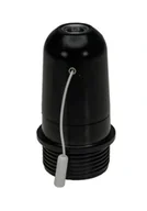 Akcesoria do oświetlenia - Oprawka do żarówki Bakelitowa E27 gwint z włącznikiem sznurkowym Loft - miniaturka - grafika 1