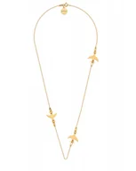 Naszyjniki - Złoty naszyjnik z jaskółkami - miniaturka - grafika 1