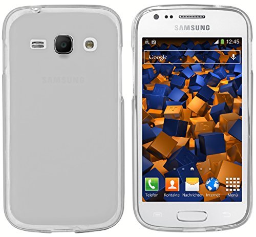 mumbi etui kompatybilne z Samsung Galaxy Ace 3 etui na telefon komórkowy, przezroczyste białe