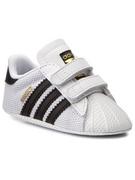 Buty dla dziewczynek - Adidas adidas Superstar Crib Dziecięce Białe (S79916)" S79916 - miniaturka - grafika 1