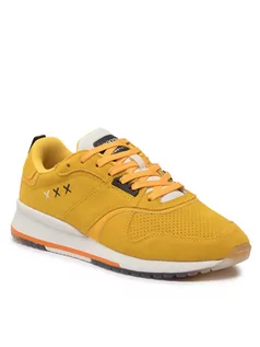 Sneakersy męskie - Scotch & Soda Sneakersy Vivex 24833046 Żółty - grafika 1