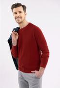 Swetry męskie - Bawełniany sweter S-BRADY - Volcano - miniaturka - grafika 1