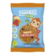Zdrowa żywność - Ciasteczko KIDS z bananem i truskawką 35 g, Frank&Oli - miniaturka - grafika 1