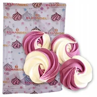 Dodatki do ciast w proszku - Posypka na tort bezy beziki cukrowe biało lawendowe ozdoby dekoracje 4szt - miniaturka - grafika 1