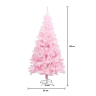 Choinki - Różowa sztuczna choinka - w kilku rozmiarach -120 cm-owa - miniaturka - grafika 1