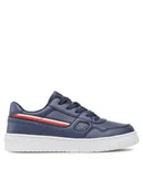 Buty dla chłopców - Tommy Hilfiger Sneakersy Stripes Low Cut Lace-Up Sneaker T3X9-32848-1355 S Granatowy - miniaturka - grafika 1