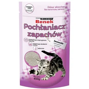 Certech Super Benek Pochłaniacz Zapachów Lawenda - Worek 0,45Kg - Kuwety dla kotów - miniaturka - grafika 5