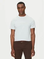 Koszulki męskie - Guess Jeans T-Shirt M4YI52 K8HM0 Błękitny Regular Fit - miniaturka - grafika 1