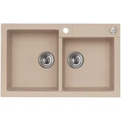 Zlewozmywaki - Alveus ROCK 90 BEŻOWY 1219055 - miniaturka - grafika 1