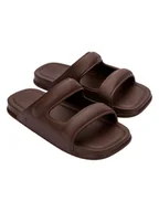 Klapki i japonki damskie - Melissa Klapki w kolorze brązowym - miniaturka - grafika 1