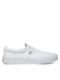 Vans Tenisówki Classic Slip On VN000D35W001 Biały - Buty dla dziewczynek - miniaturka - grafika 1