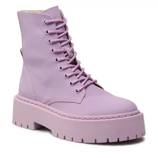 Botki damskie - Trapery STEVE MADDEN - Skylar SM11001184-02002-LIL Lila Rain - grafika 1