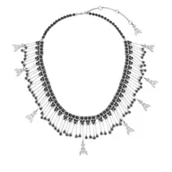 Naszyjniki - Naszyjnik Patrizia Pepe 2J2568/M079-K219 Czarny - miniaturka - grafika 1