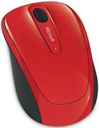 Myszki - Microsoft WMM 3500 Black Red Wireless mouse - miniaturka - grafika 1