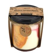 Świece - MIA BOX Świeca sojowa marmurkowa o zapachu Karmelu z pieprzem 240g - miniaturka - grafika 1