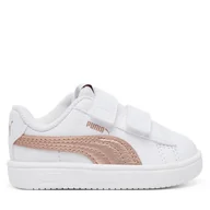 Buty dla dziewczynek - Sneakersy Puma Rickie Classic V Inf 394254 04 Biały - miniaturka - grafika 1
