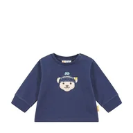Bluzy dla dziewczynek - Steiff Bluza dziecięca chłopięca jednokolorowa, Crown Blue, 56 - miniaturka - grafika 1