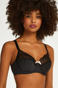 Hunkemöller Nieusztywniony biustonosz z fiszbinami Adalyn Czarny - Biustonosze - miniaturka - grafika 1