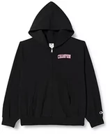 Bluzy damskie - Champion Damska bluza z kapturem Rochester 1919 C-Campus Full Zip z kapturem, czarna, L, czarny, L - miniaturka - grafika 1