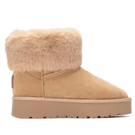 Botki damskie - XTI 144719, Botki damskie, beżowe, 40 EU, beż, 40 EU - miniaturka - grafika 1