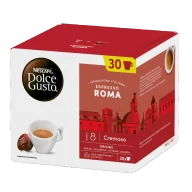 Kawa w kapsułkach i saszetkach - 30 Nescafè Dolce Gusto Espresso ROMA kapsułki kawy - intensywność 8/13, format ekonomiczny - miniaturka - grafika 1