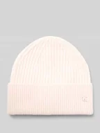 Czapki damskie - Czapka wełniana z imitacji dzianiny model ‘Metal’ - miniaturka - grafika 1