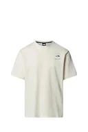 Koszulki męskie - The North Face Męskie Coordinates S/S Koszulka White Dune S - miniaturka - grafika 1