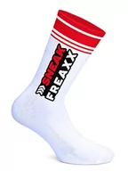 Skarpetki damskie - Sneak Freaxx Unisex Big Stripe Red White One Size skarpety, białe (białe), S, biały (biały) - miniaturka - grafika 1