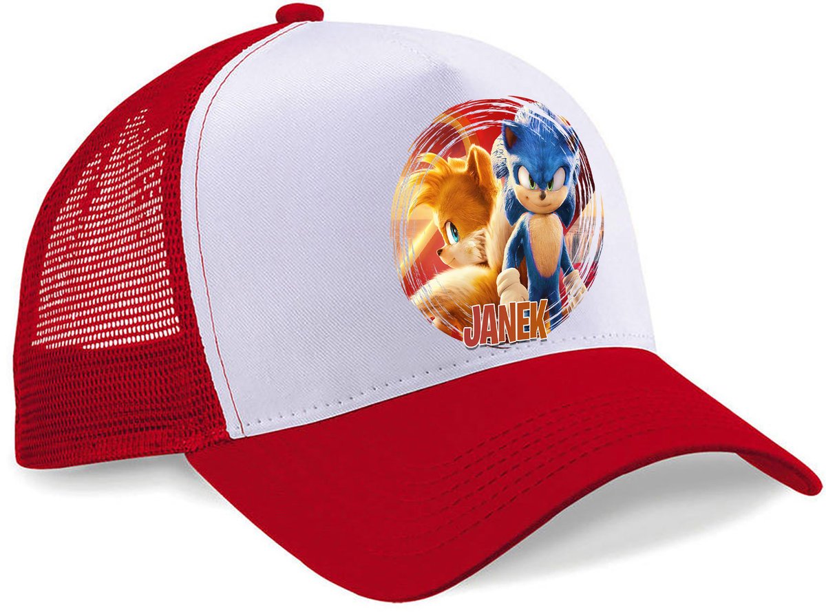CZAPKA Z DASZKIEM SONIC 2 IMIĘ DZIEŃ DZIECKA Y5