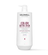 Odżywki do włosów - Goldwell Dualsenses Color Extra Rich, odżywka nabłyszczająca do włosów grubych i opornych, 1000 ml - miniaturka - grafika 1