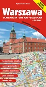 Książki podróżnicze - Wydawnictwo Gauss Warszawa. Plan miasta w skali 1:28 000 (wersja wodoodporna) LIT-47701 - miniaturka - grafika 1