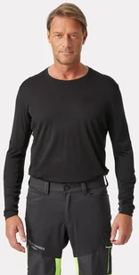 Koszulka Termoaktywna Helly Hansen Lifa Black - Koszulki sportowe męskie - miniaturka - grafika 1