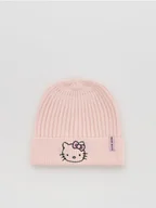 Czapki damskie - Reserved - Czapka Hello Kitty z wiskozą - pastelowy róż - miniaturka - grafika 1