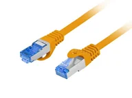 Kable miedziane - PATCHCORD KAT.6A S/FTP LSZH CCA 1.5M POMARAŃCZOWY FLUKE PASSED LANBERG - miniaturka - grafika 1