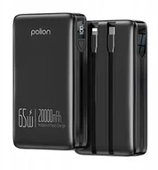 Powerbanki - Powerbank 20000mAh 65W 2xUSB-C USB-A PD3.0 QC3.0 LED szybkie ładowanie - miniaturka - grafika 1