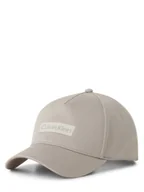 Czapki męskie - Calvin Klein Czapka męska Mężczyźni Bawełna beżowy jednolity, ONE SIZE - miniaturka - grafika 1