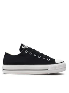 Converse Trampki Chuck Taylor All Star Lift Ox 560250C Czarny - Trampki damskie - miniaturka - grafika 1