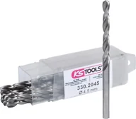 Wiertła - KS TOOLS HSS-G Wiertło spiralne, 4,5mm, 10-ciopak - miniaturka - grafika 1