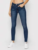 Spodnie damskie - Pepe Jeans Jeansy Regent PL204171 Granatowy Skinny Fit - miniaturka - grafika 1