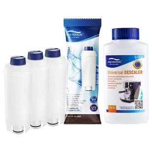 Zestaw Delonghi - AL-S002 3szt, Uniwersalny Odkamieniacz 250ml - Akcesoria i części do ekspresów do kawy - miniaturka - grafika 1
