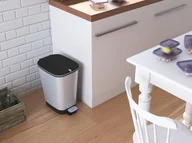 Kosze na śmieci - FENIKS KIS Chic Bin 35 l Srebrny - miniaturka - grafika 1