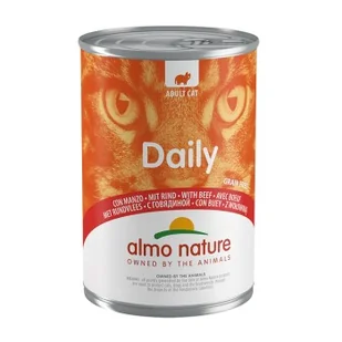 Almo nature Daily Menu 24 x 400 g Wołowina - Mokra karma dla kotów - miniaturka - grafika 1