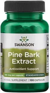 SWANSON Pine Bark Extract 50mg 100caps - Witaminy i minerały - miniaturka - grafika 2